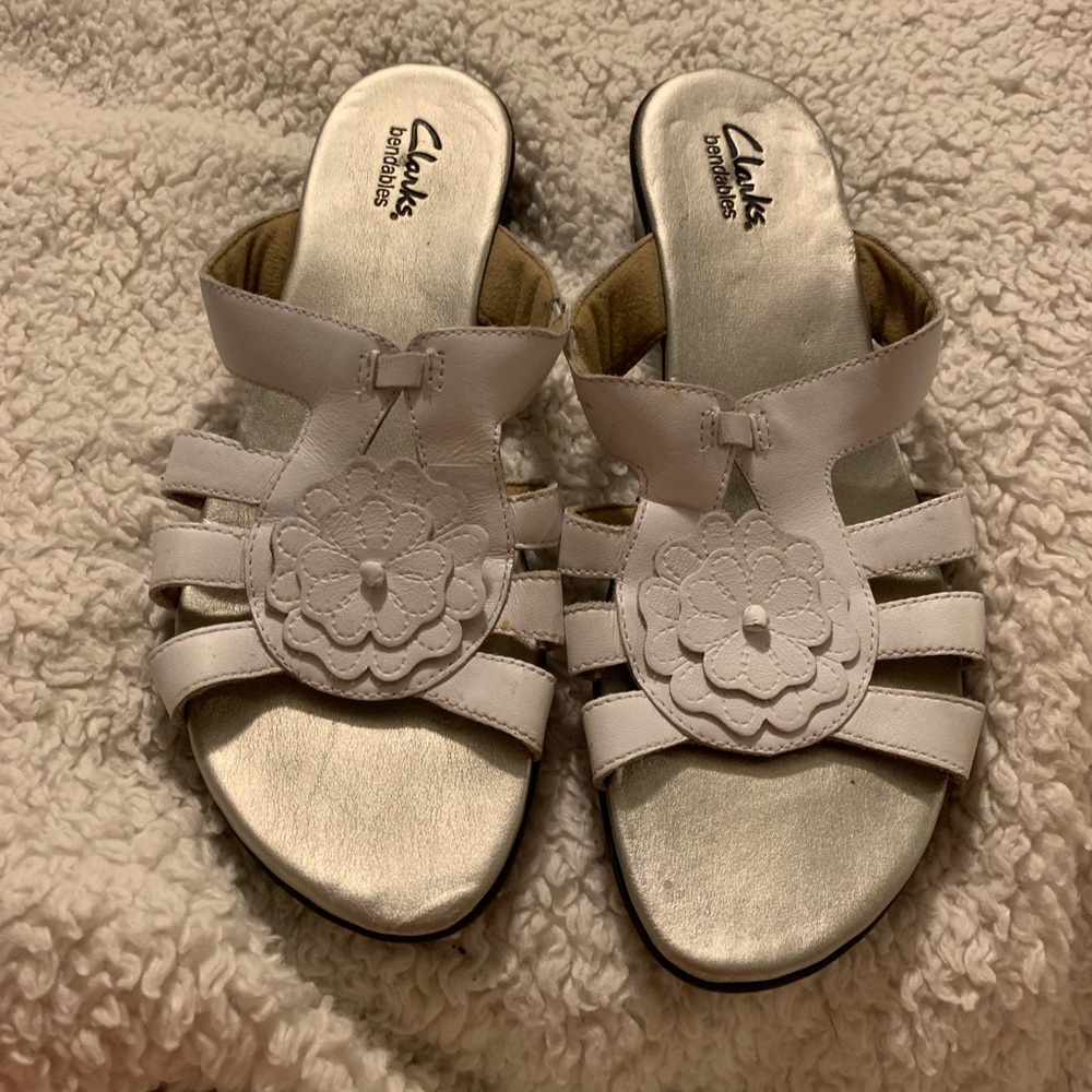 Leather Clark sandals